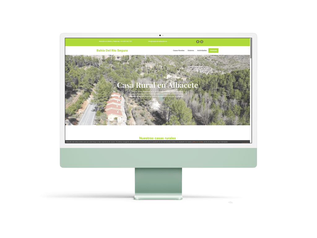 diseño web para turismo rural